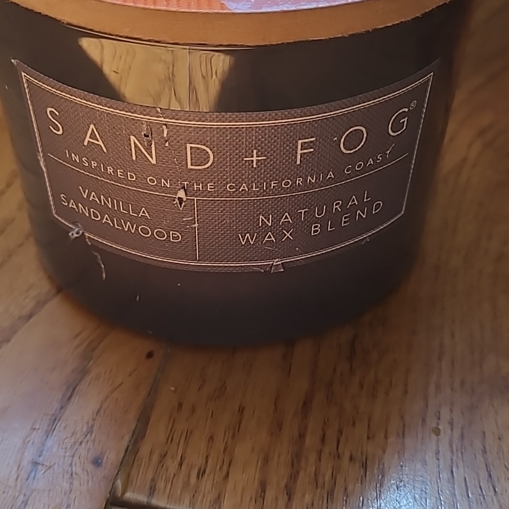 Vanilla & Sandalwood Scented Candle 2 Wicks